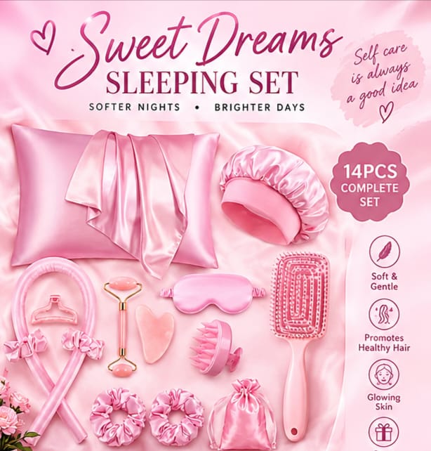 Pink Vibes Self-Care Gift Set - Luxury Pamper Box For Women | Relax